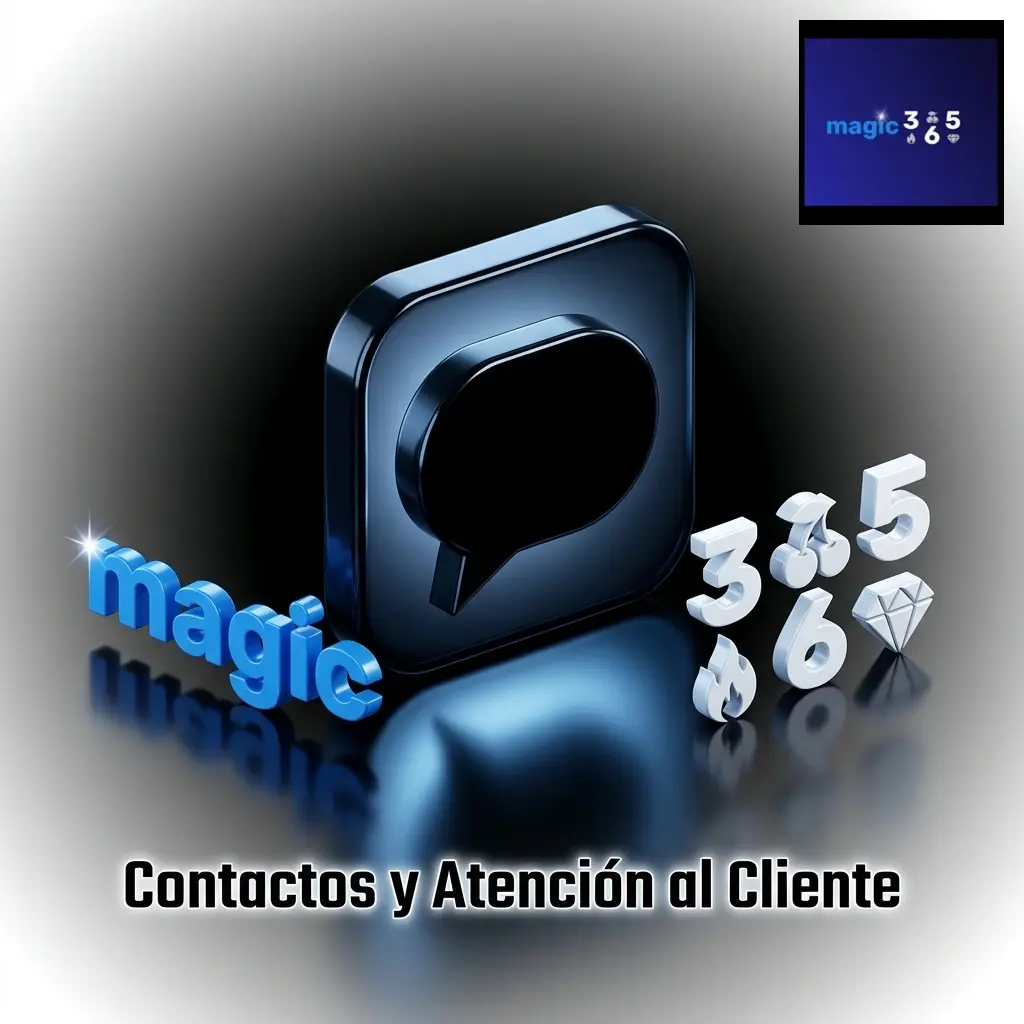 Equipo de soporte Magic365 disponible 24/7 con chat en vivo, correo y redes sociales para jugadores argentinos