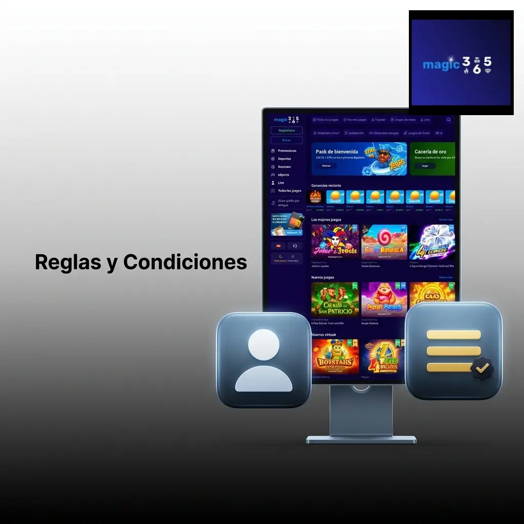 Reglas y condiciones de uso de Magic365 en Argentina: edad mínima, bonos y juego responsable