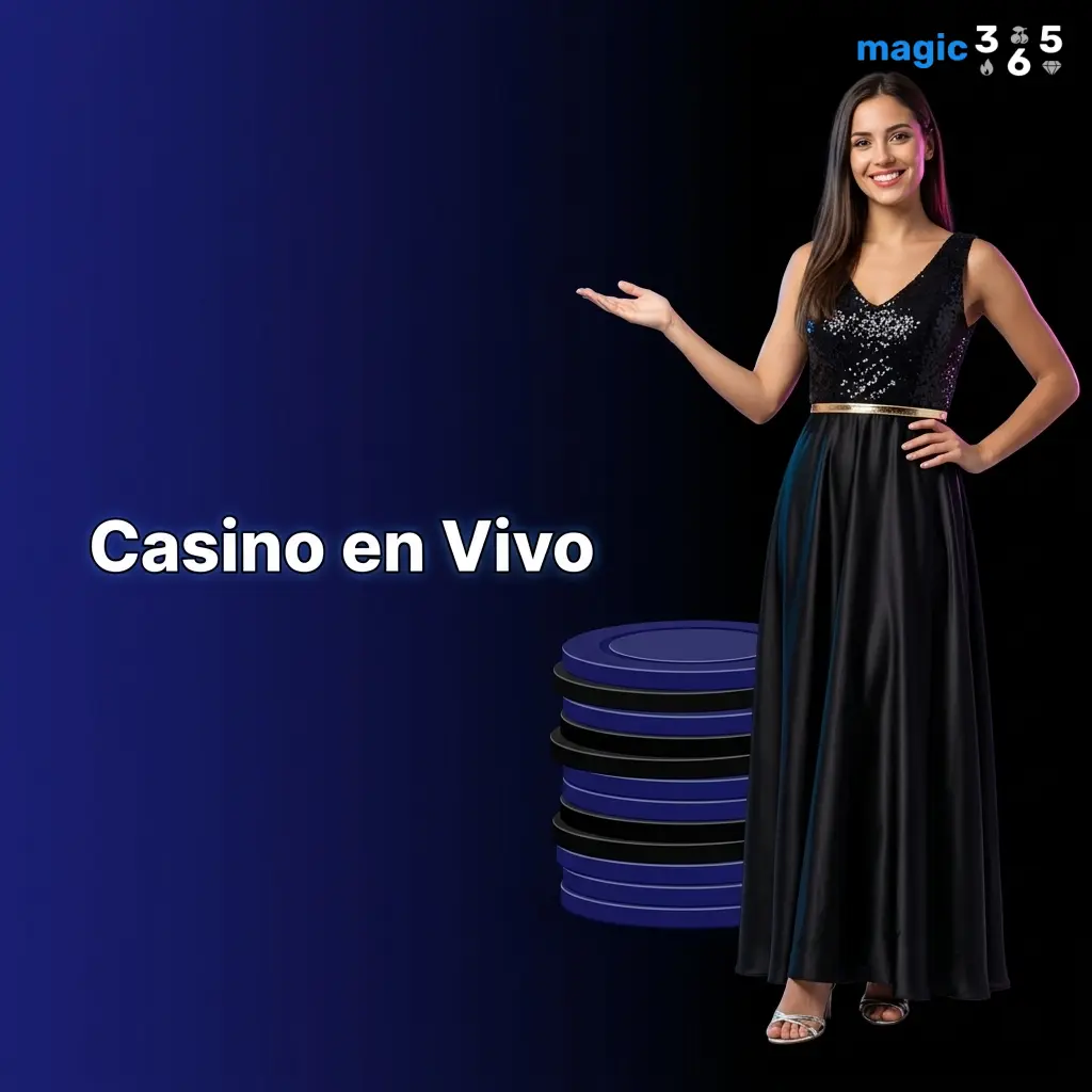 Jugadores argentinos en casino en vivo con crupieres reales vía streaming HD en Magic365