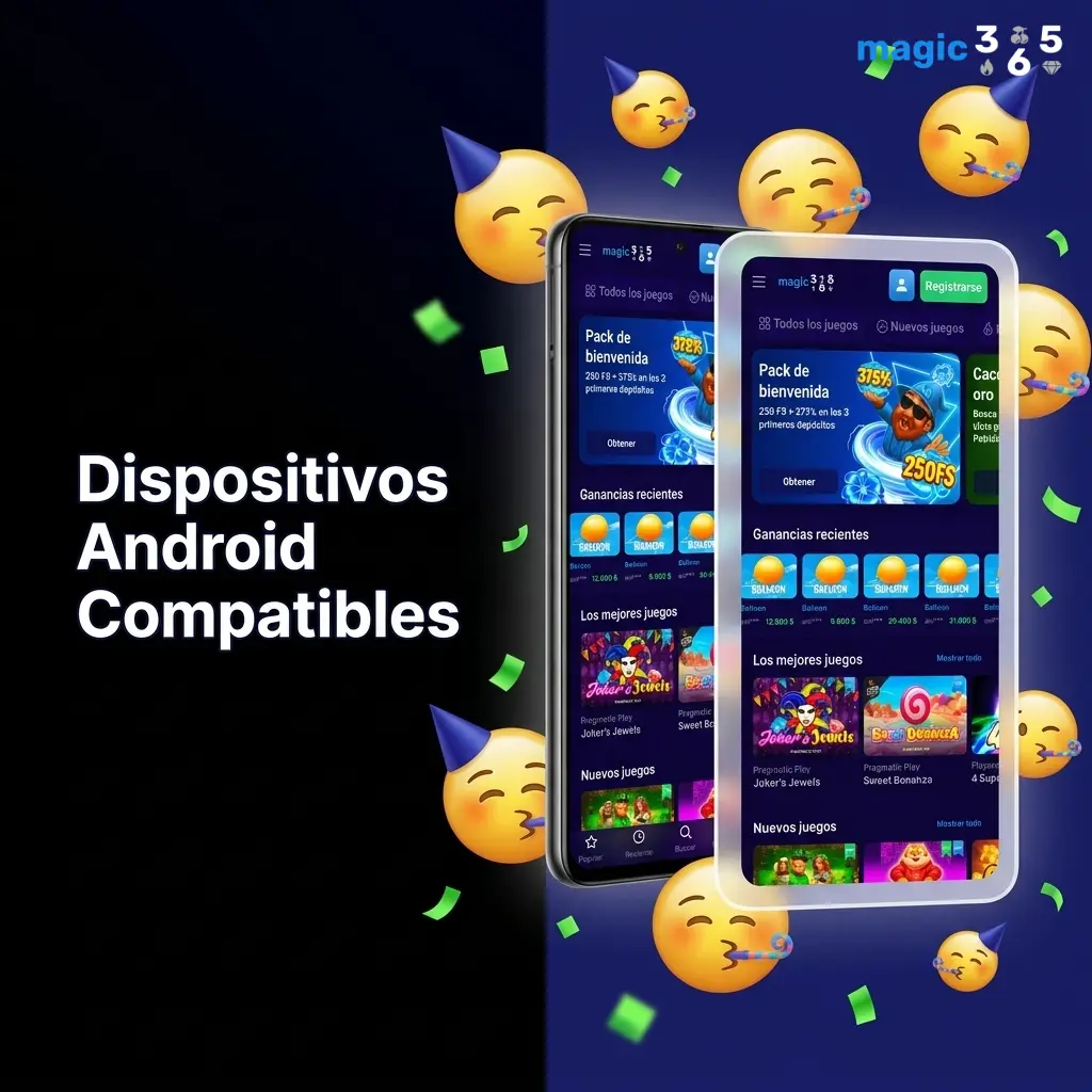 Dispositivos Android compatibles con la app Magic365 en Argentina: Samsung, Motorola, Xiaomi, LG, Huawei, Nokia y TCL