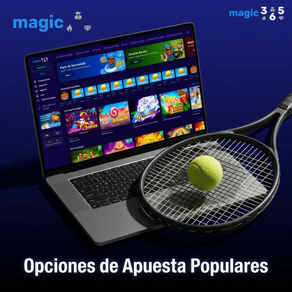 Opciones de apuesta en Magic365: en vivo, prematch, multi live y apuestas especiales para jugadores argentinos.