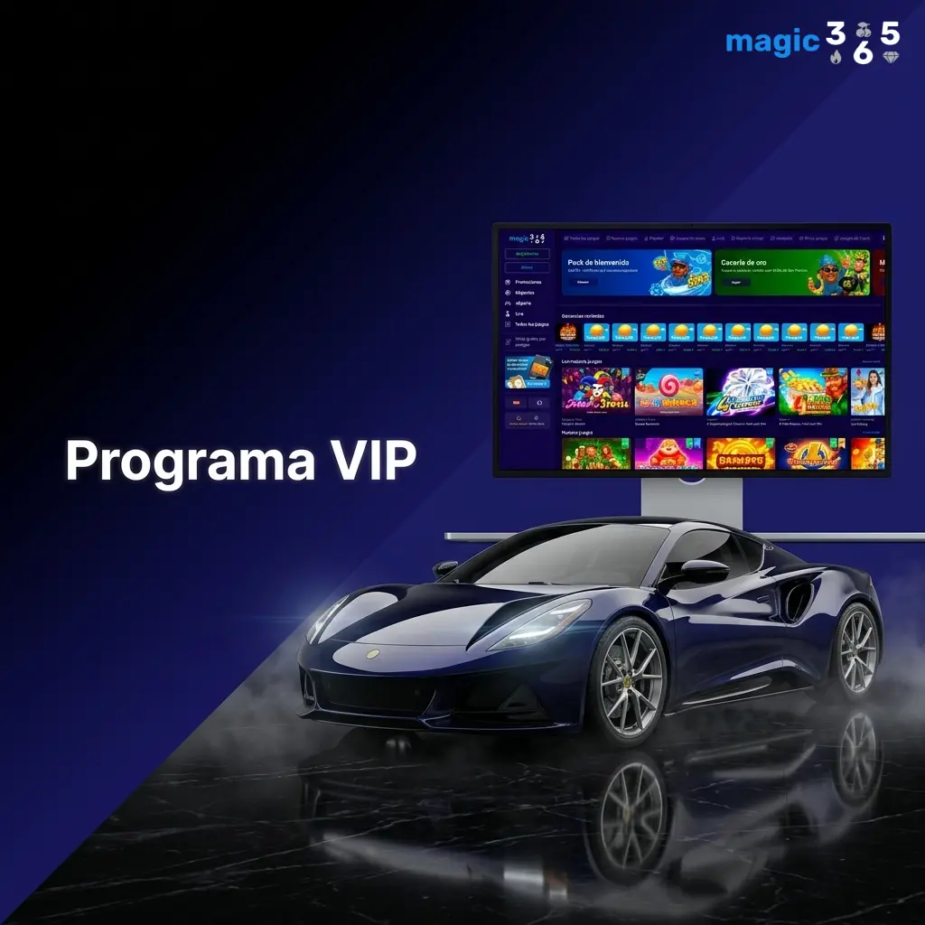 Programa VIP Magic365 con niveles Bronce, Plata, Oro, Platino y Diamante para jugadores activos en Argentina