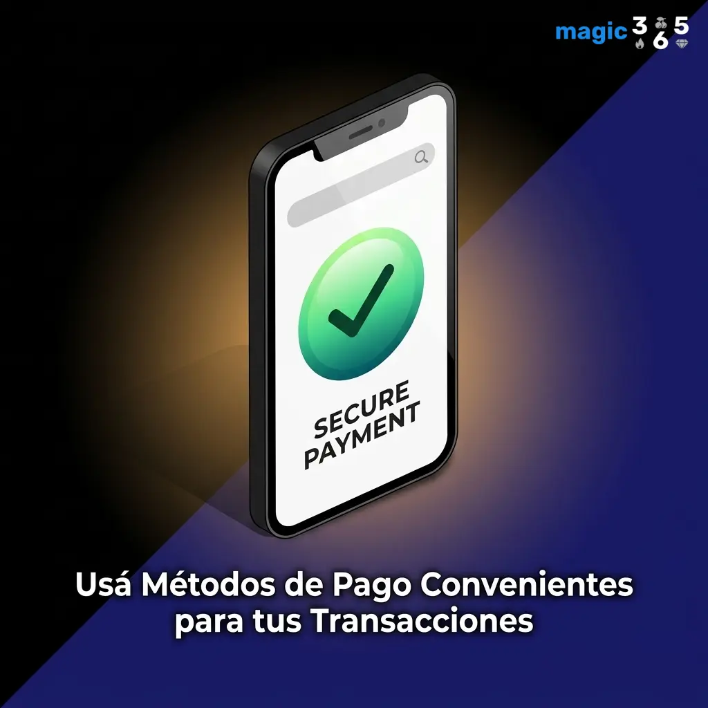 Métodos de pago seguros en Magic365: transferencia bancaria, Mercado Pago, CBU QR y criptomonedas para jugadores argentinos.