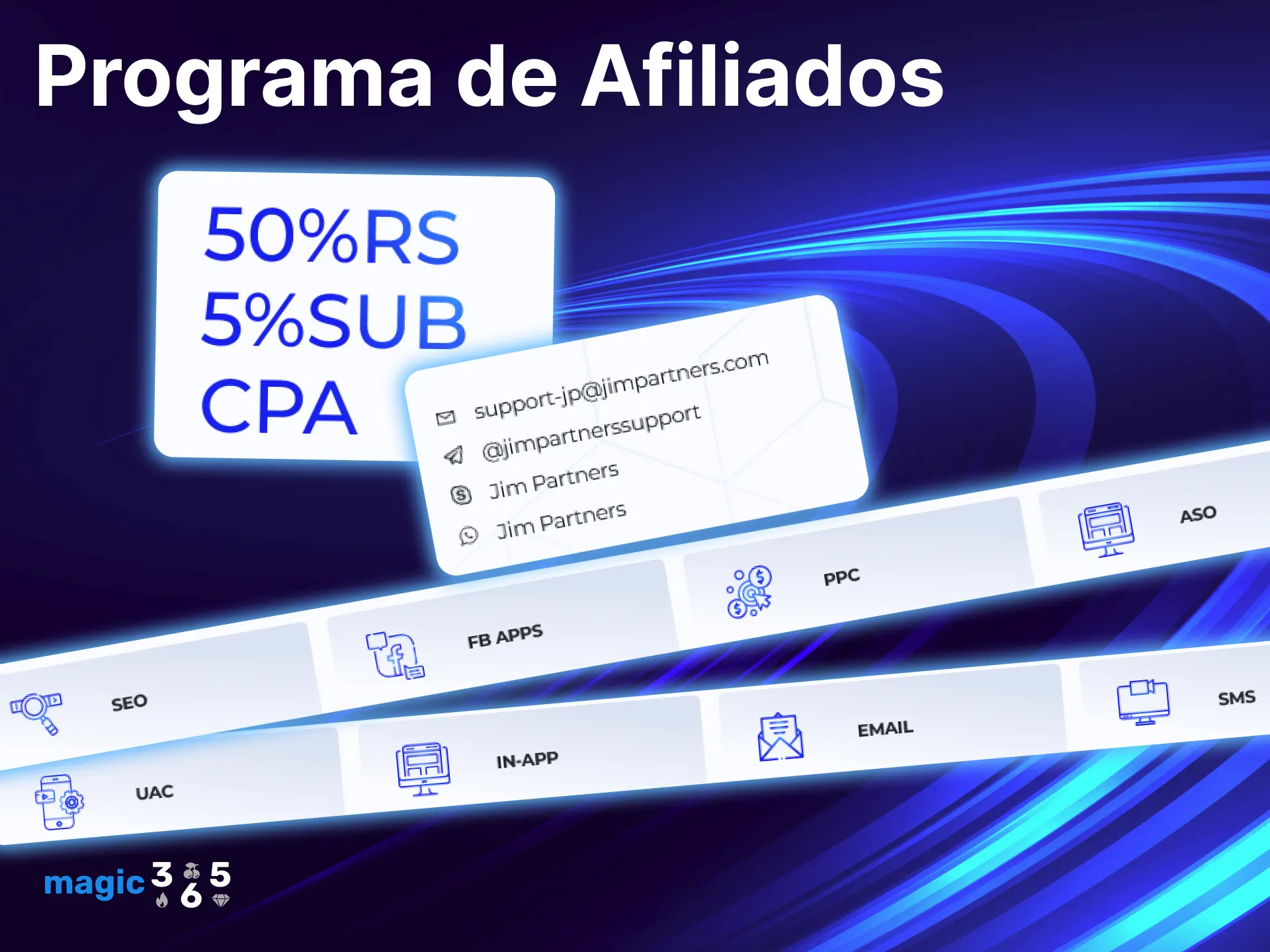 Forma parte del programa de afiliados de Magic365 y genera ingresos.